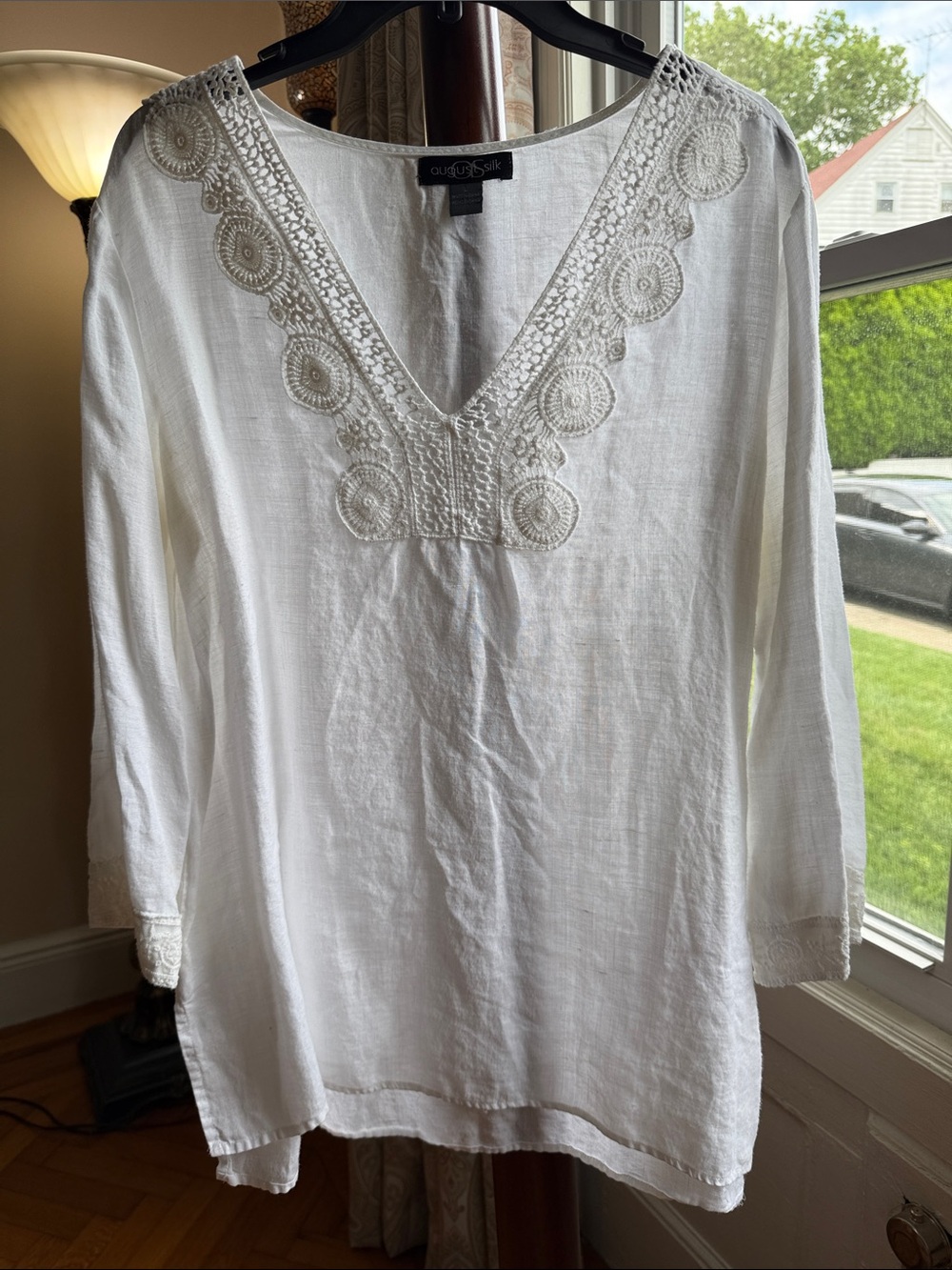 August Silk Cotton Tunic - Size L